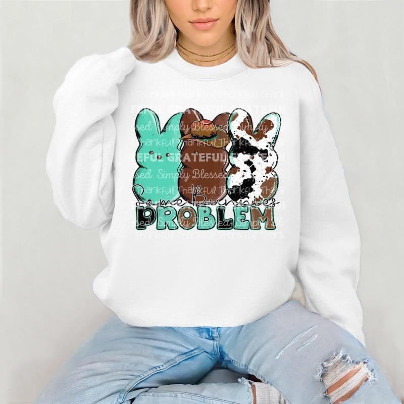 Some Bunnies DTF Transfers - THIS IS NOT A SHIRT Hoodie, Sweatshirt | CiraTrend.com