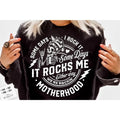 Some days I rock it some days it rocks me shirt, Funny motherhood skull shirt Hoodie, Sweatshirt | CiraTrend.com