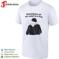Sometimes all we need is a hug line art shirt