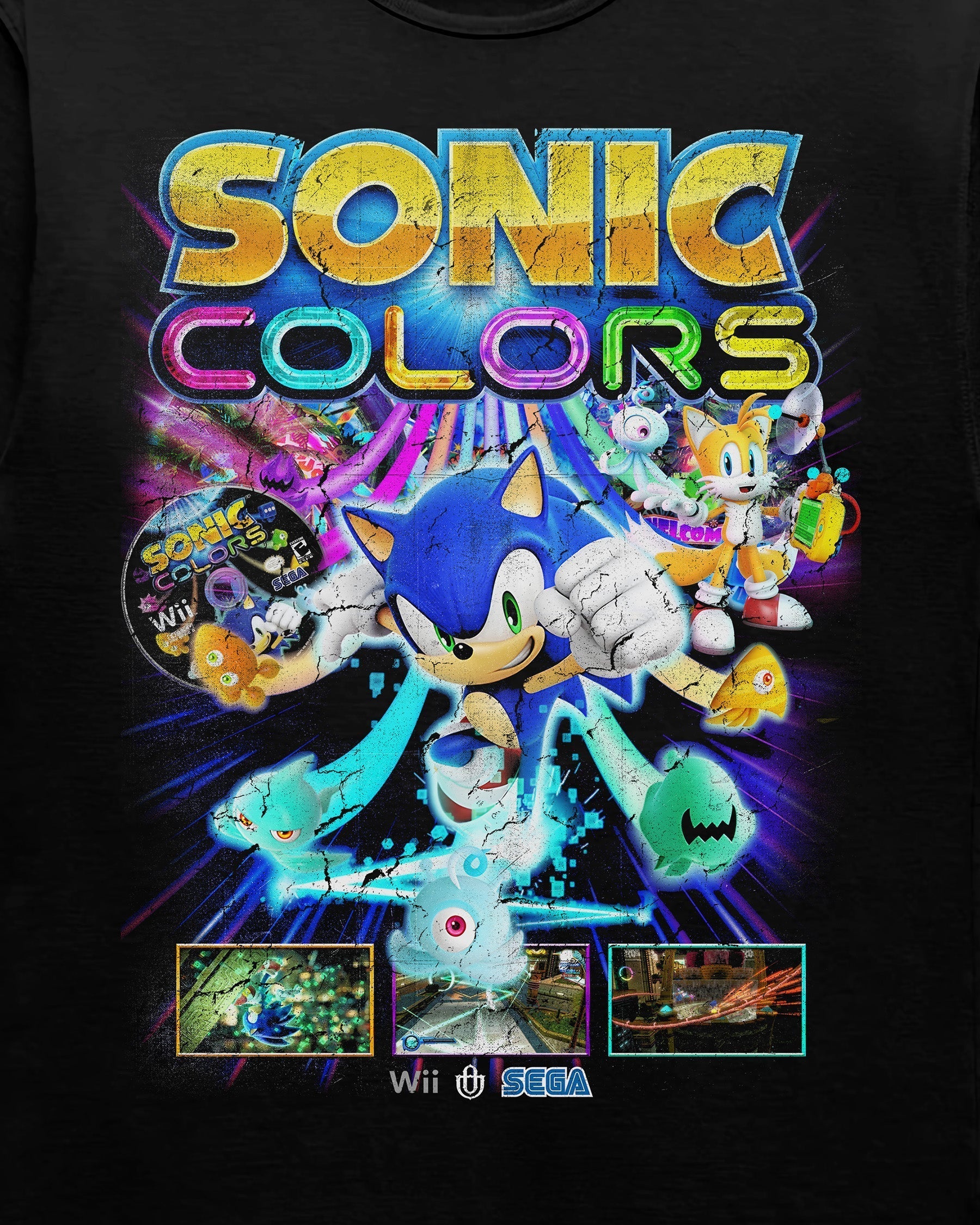 Video Games 'Sonic Colors' T-Shirt Hoodie, Sweatshirt | CiraTrend.com (Image 2)