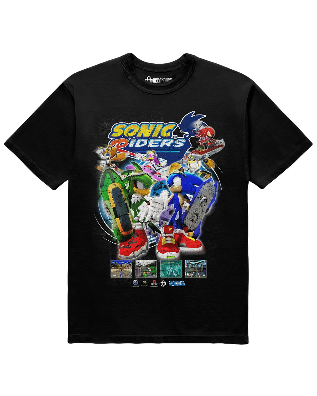 Video Games 'Sonic Riders' T-Shirt Hoodie, Sweatshirt | CiraTrend.com (Image 1)