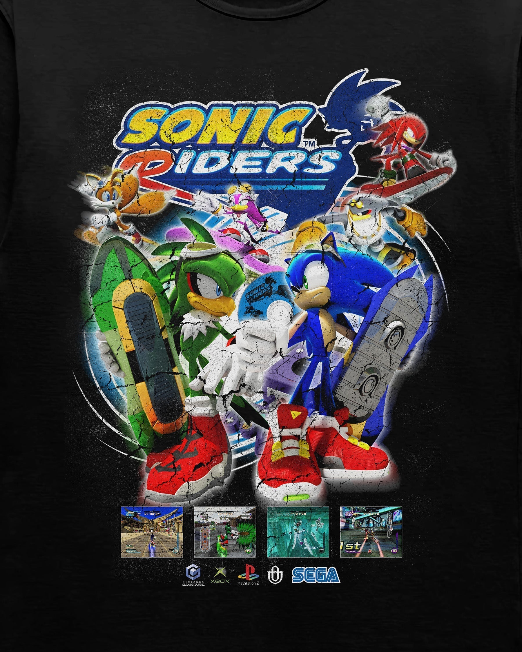 Video Games 'Sonic Riders' T-Shirt Hoodie, Sweatshirt | CiraTrend.com (Image 2)