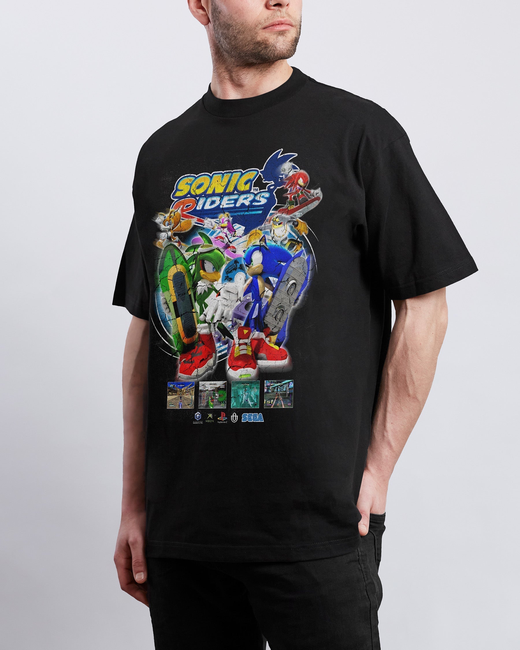 Video Games 'Sonic Riders' T-Shirt Hoodie, Sweatshirt | CiraTrend.com (Image 4)