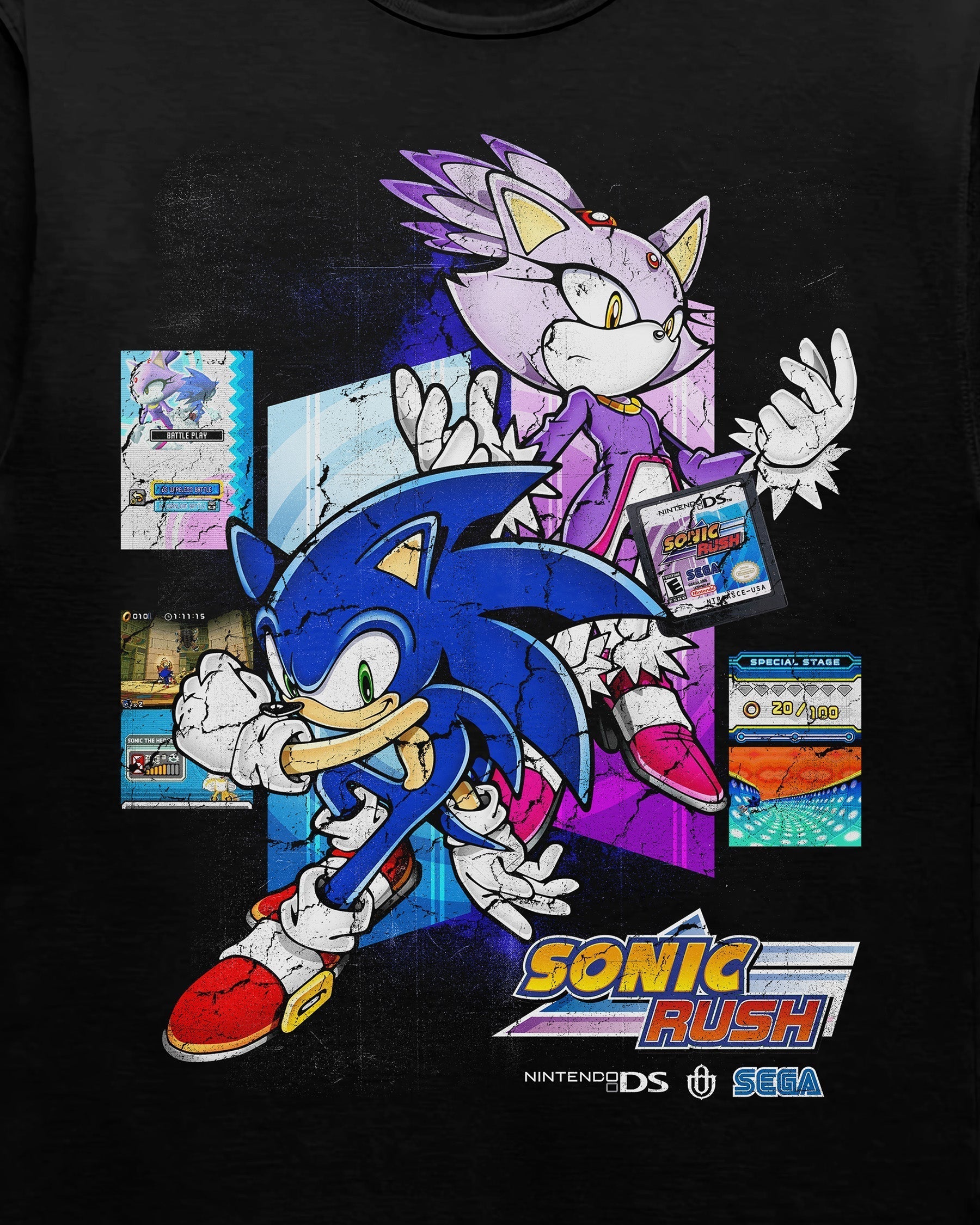 Video Games 'Sonic Rush' T-Shirt Hoodie, Sweatshirt | CiraTrend.com (Image 2)