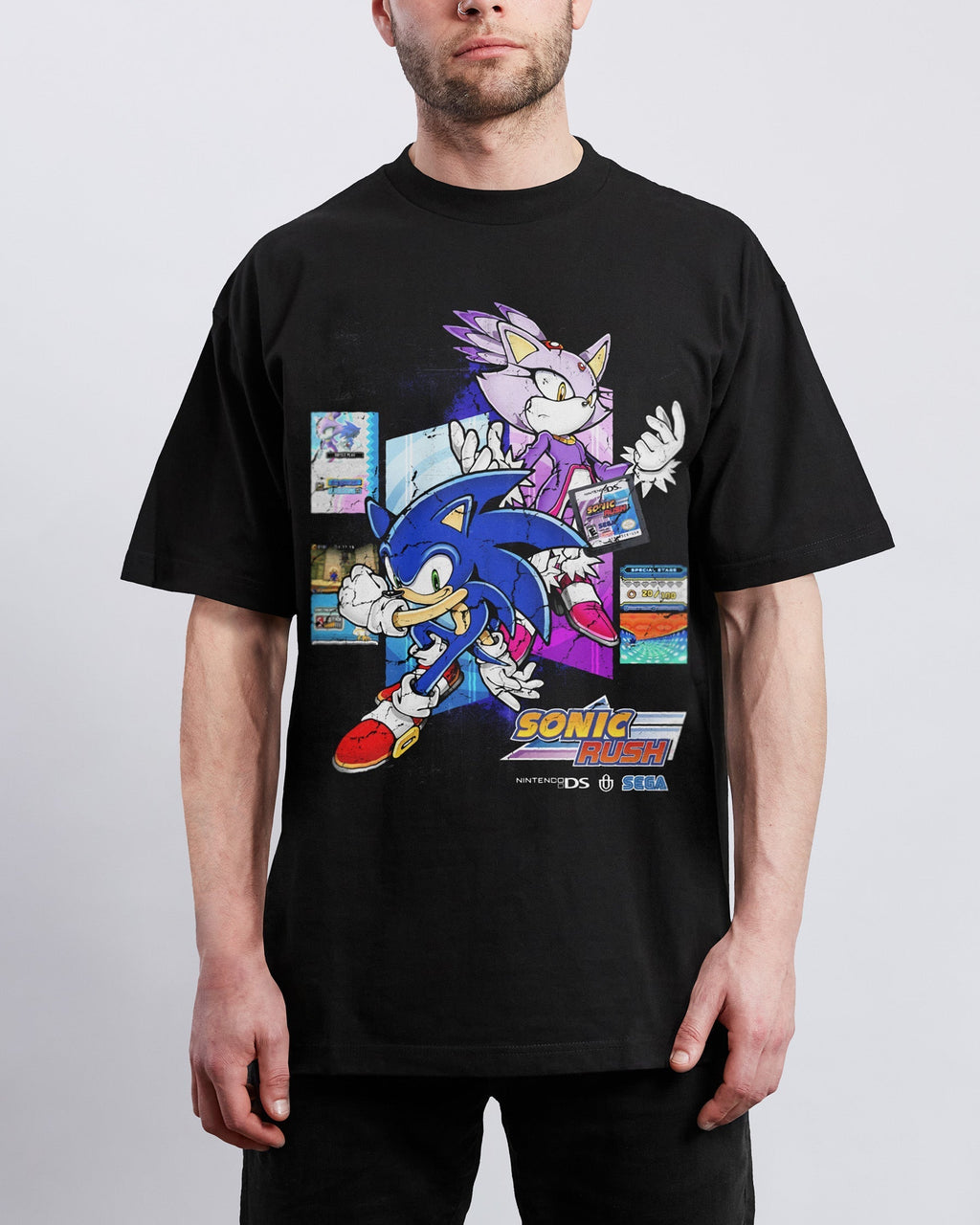 Video Games 'Sonic Rush' T-Shirt Hoodie, Sweatshirt | CiraTrend.com (Image 3)