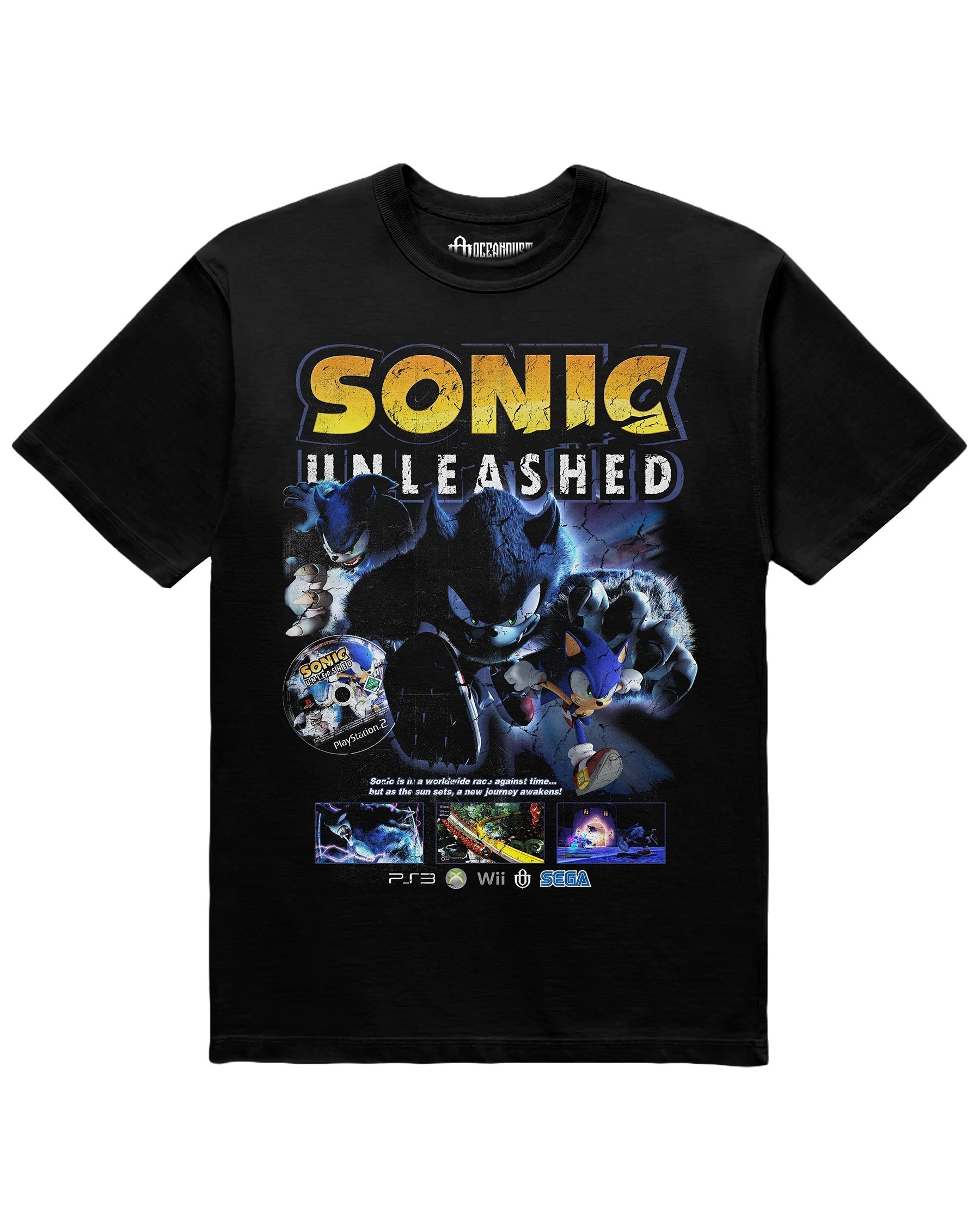 Video Games 'Sonic Unleashed' T-Shirt Hoodie, Sweatshirt | CiraTrend.com (Image 1)