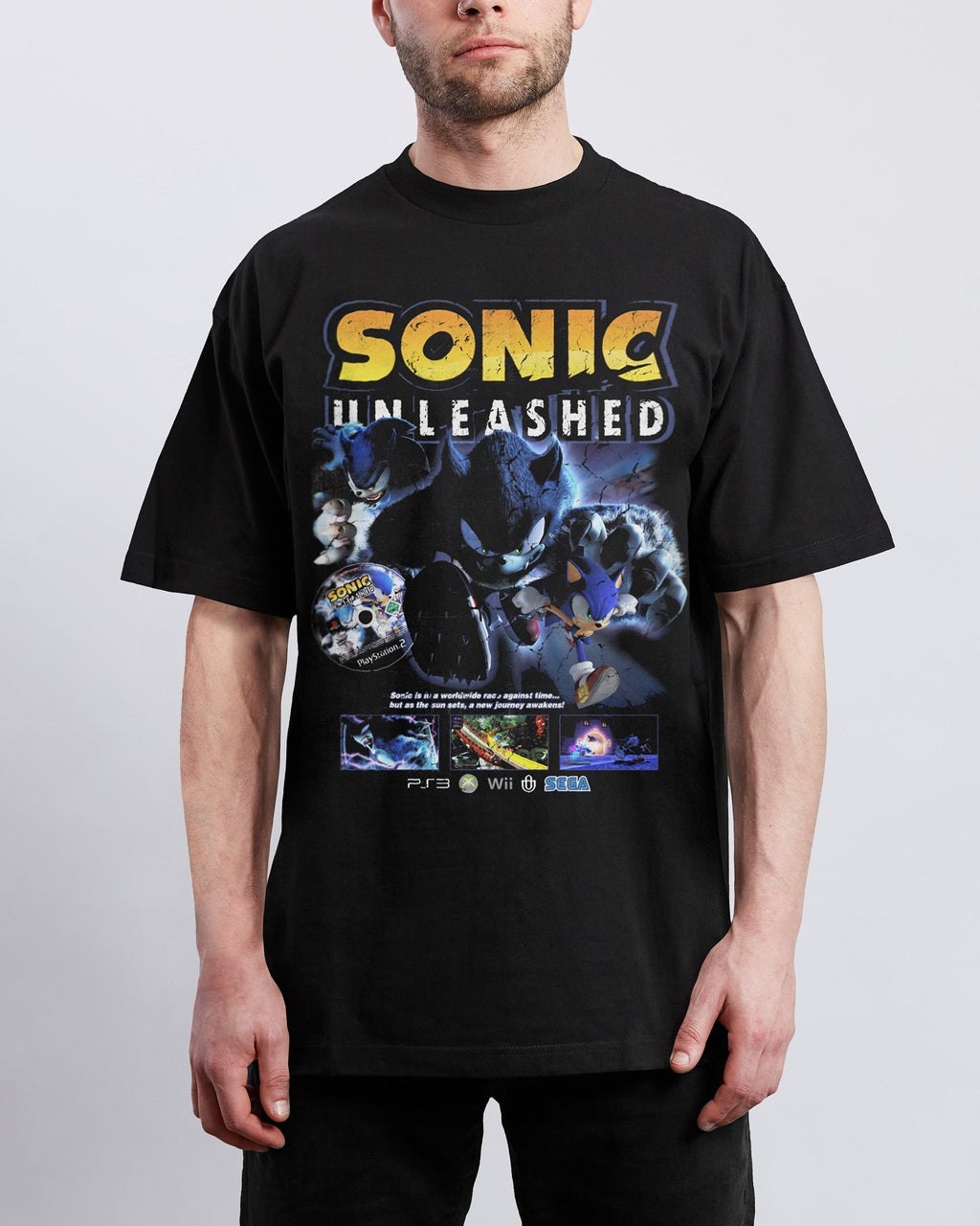 Video Games 'Sonic Unleashed' T-Shirt Hoodie, Sweatshirt | CiraTrend.com (Image 3)