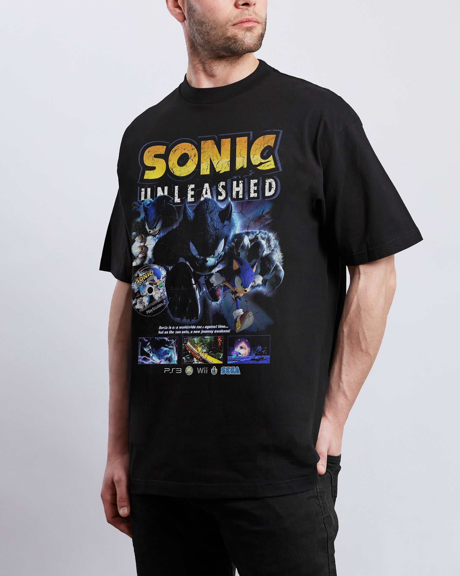 Video Games 'Sonic Unleashed' T-Shirt Hoodie, Sweatshirt | CiraTrend.com (Image 4)