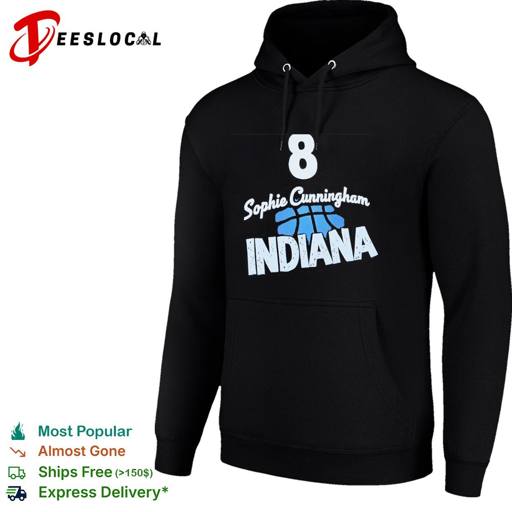 Sophie Cunningham 8 Indiana Fever basketball shirt