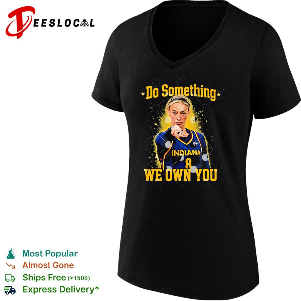 Sophie Cunningham Indiana Fever raising fist do something we own you shirt