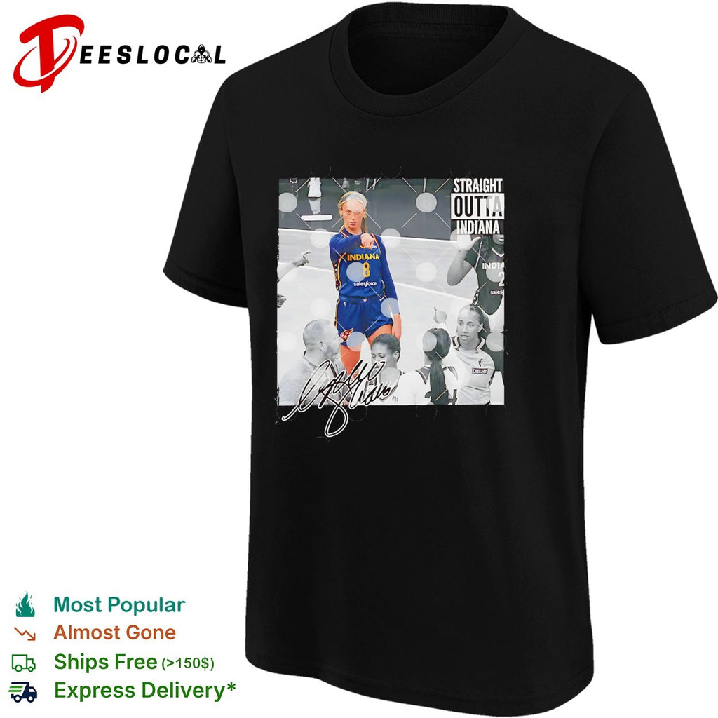 Sophie Cunningham Indiana Fever straight outta Indiana shirt