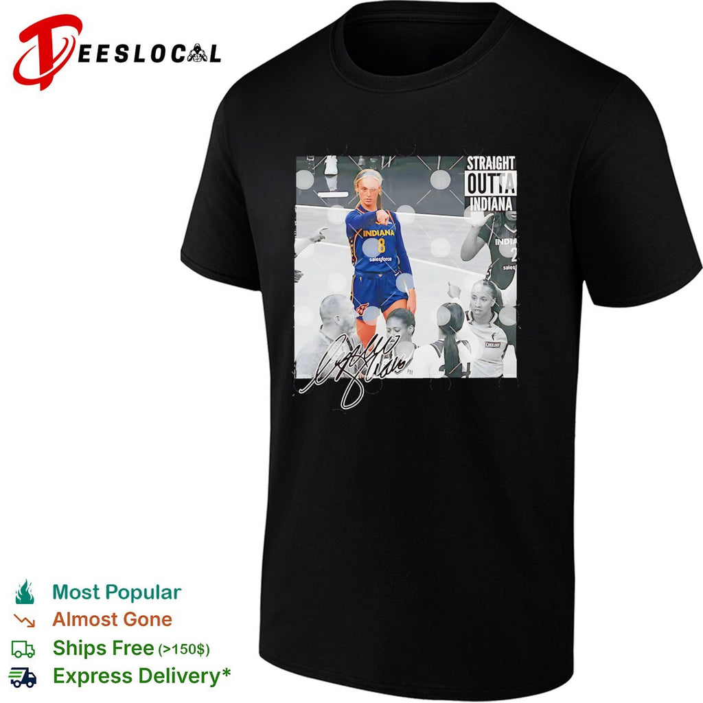 Sophie Cunningham Indiana Fever straight outta Indiana shirt