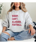 Sorry Can't College Football Sweatshirt T-Shirts, Hoodie | CiraTrend.com