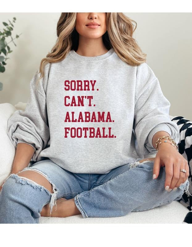Sorry Can't College Football Sweatshirt T-Shirts, Hoodie | CiraTrend.com