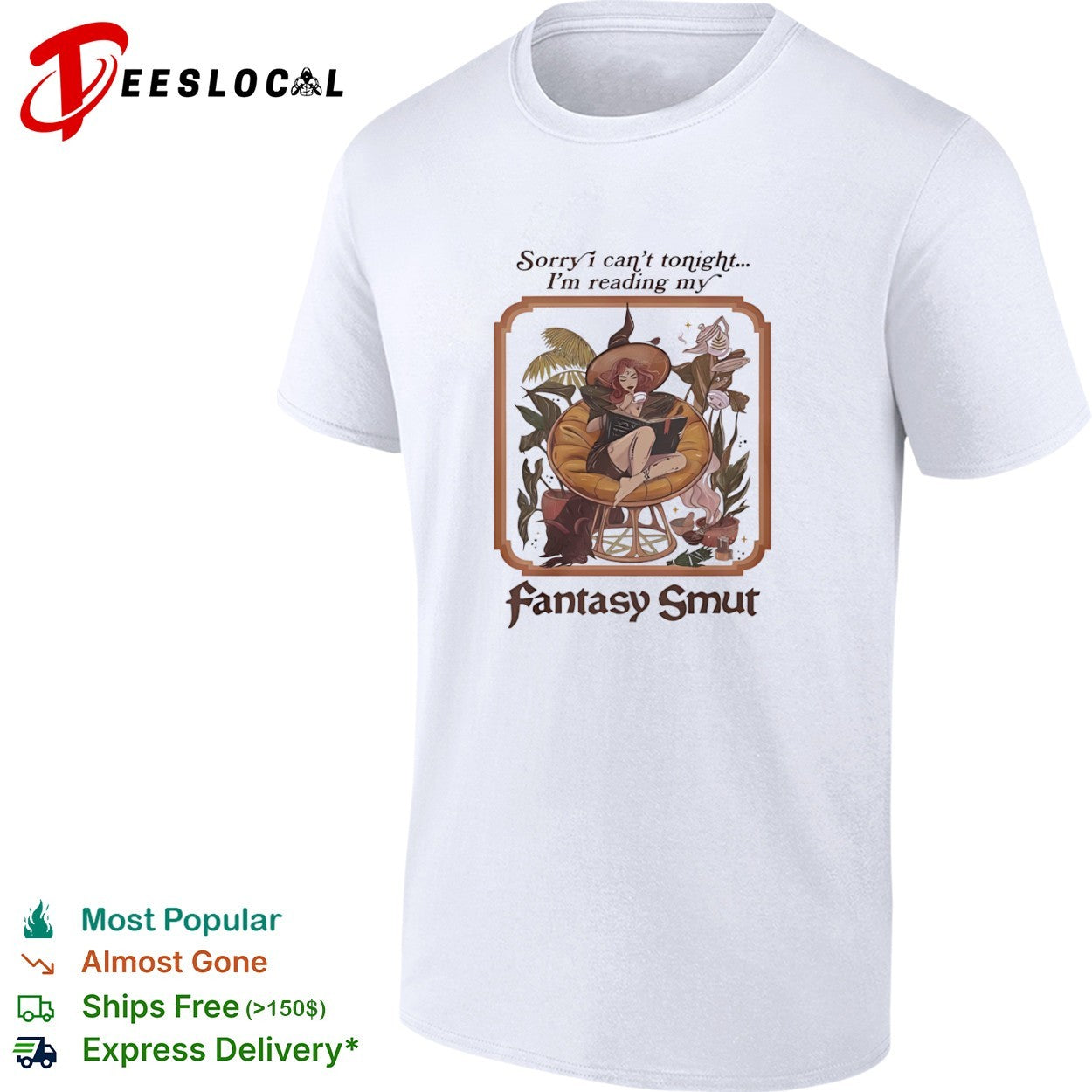 Sorry I can’t tonight I’m reading my fantasy smut shirt
