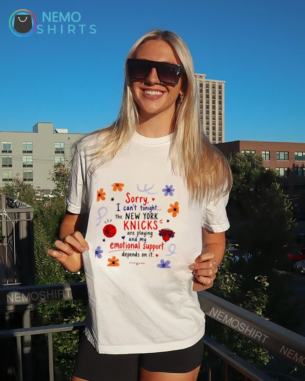 Sorry I can’t tonight the New York Knicks are playing and my emotional support depends on it shirt