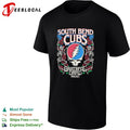 South Bend Cubs Grateful Dead Night 2026 Steal Your Face Baseball Skeleton shirt
