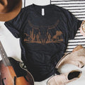 Southern Bull Skull Soft Graphic Tee Hoodie, Sweatshirt | CiraTrend.com