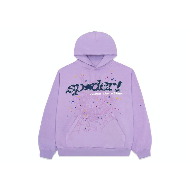 Sp5der Acai Hoodie Purple T-Shirts, Sweatshirt | CiraTrend.com