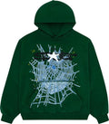 Sp5der Web Hoodie Hunter Green T-Shirts, Sweatshirt | CiraTrend.com