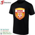 Spain national team soccer shield football shirt