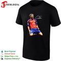 Spain soccer player number 19 celebrating shirt