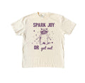 Spark Joy Or Get Out Shirt, Raccoon Comfort Colors Shirt Menswear T-Shirt Hoodie, Sweatshirt | CiraTrend.com