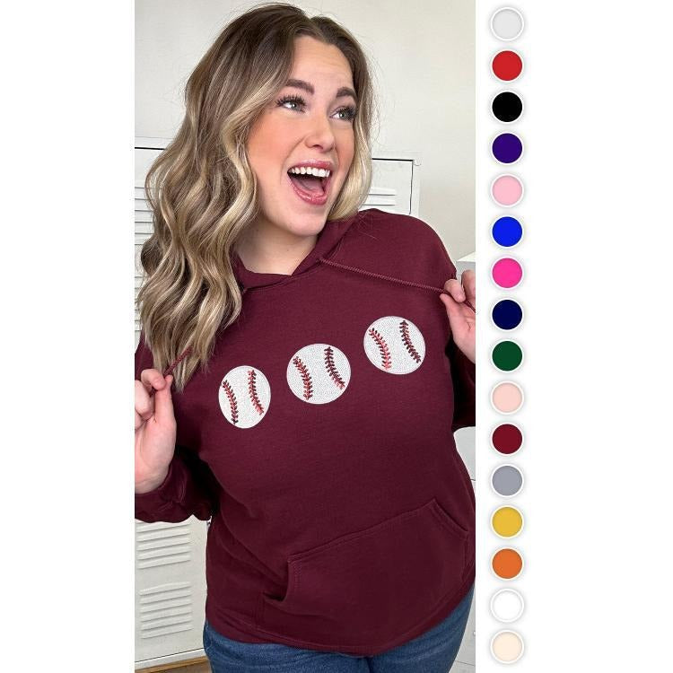 Sparkle Baseball Adult Hoodie T-Shirts, Sweatshirt | CiraTrend.com