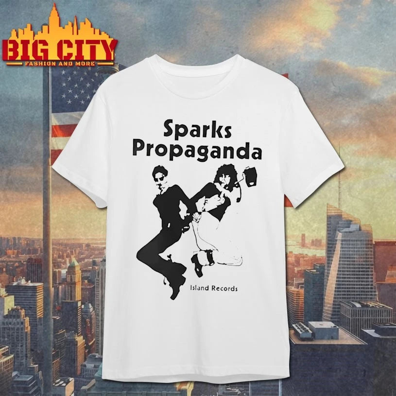 Sparks Propaganda Winona Ryder Island records shirt