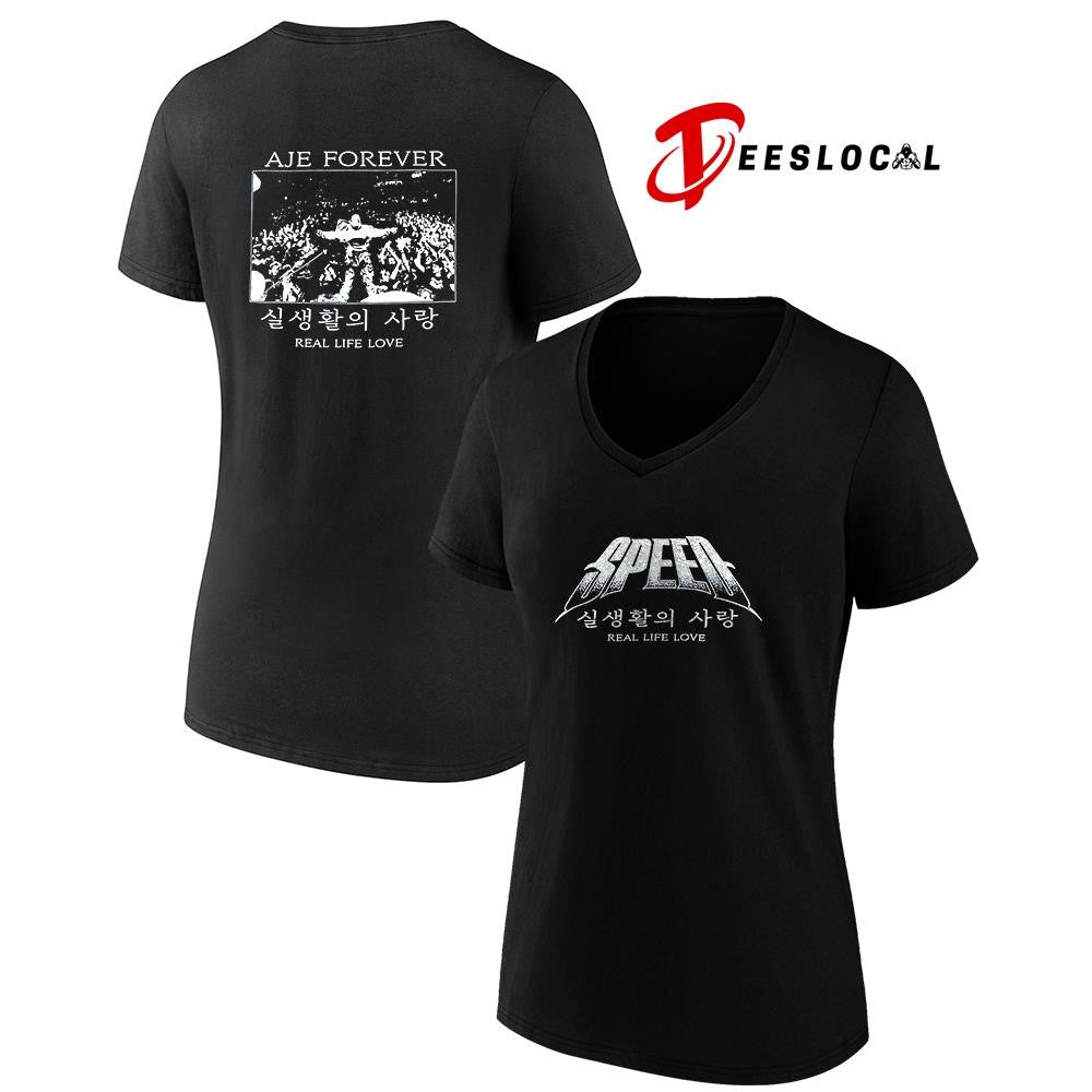 Speed real life love Aje forever graphic shirt