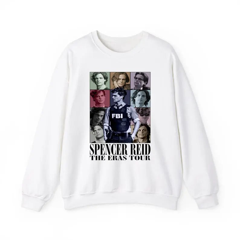 Spencer Reid Character Inspired Sweatshirt Crime Show Fan Gift Unisex Graphic Tee Quote Top Hoodie | CiraTrend.com