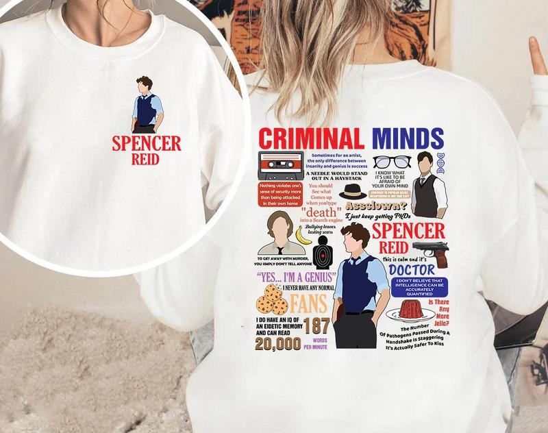 Spencer Reid T Shirt, Spencer Reid Quotes Shirt, Spencer Reid Sweatshirt Hoodie | CiraTrend.com
