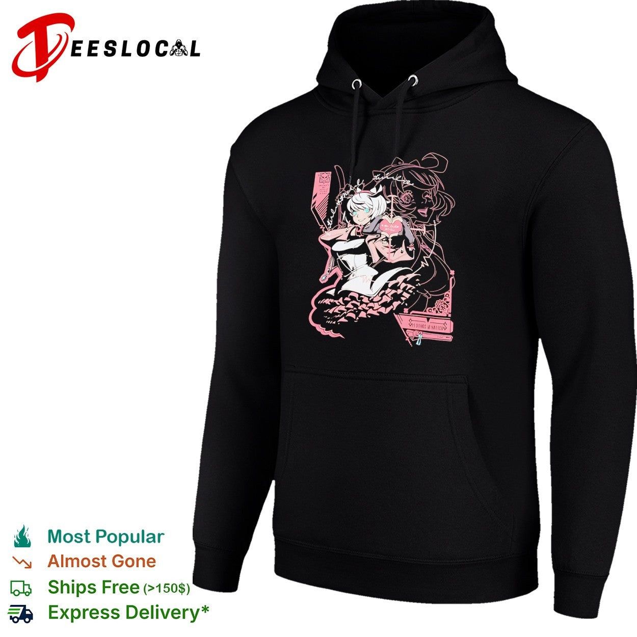 Speothos Venaticus anime girl heart shirt
