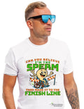 Sperm to the Finish Line - Men's Funny Graphic T-Shirt Hoodie, Sweatshirt | CiraTrend.com