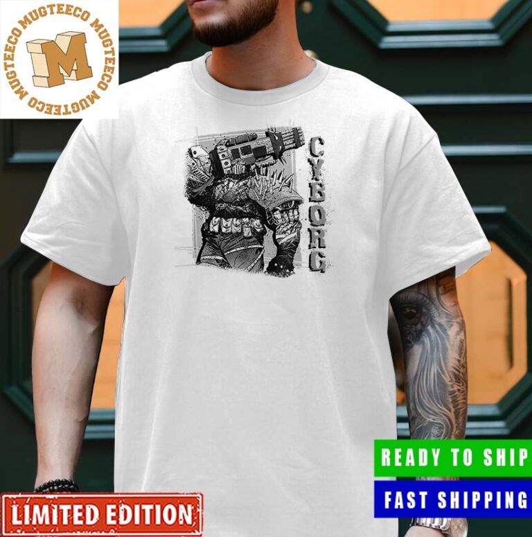 Spider-Man Across The Spider-Verse Cyborg Spider-Woman Black And White Art Merchandise Classic T-Shirt