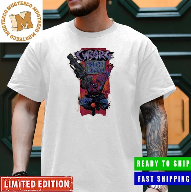 Spider-Man Across The Spider-Verse Cyborg Spider-Woman Merchandise Premium Unisex T-Shirt