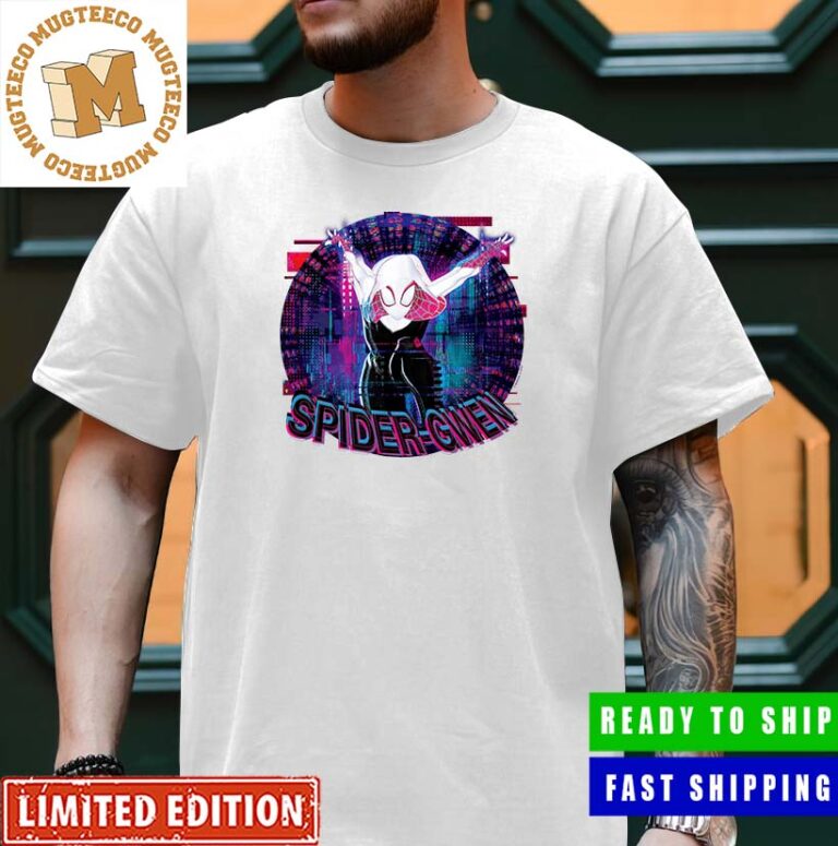 Spider-Man Across The Spider-Verse Spider-Gwen Promotional Art Merchandise Unisex Vintage T-Shirt