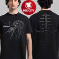 Spiritbox The Tsunami Sea North American Tour 2025 Part 2 Jellyfish With Dates Back Two Sided Shirt