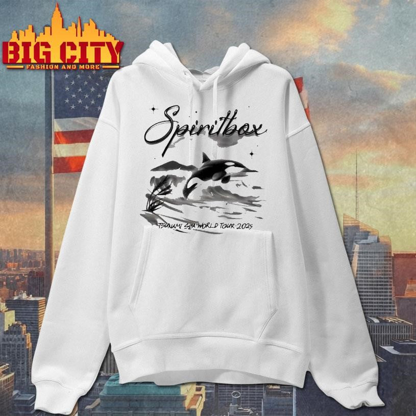 Spiritbox Tsunami Sea World Tour 2025 Orca Whale Shirt