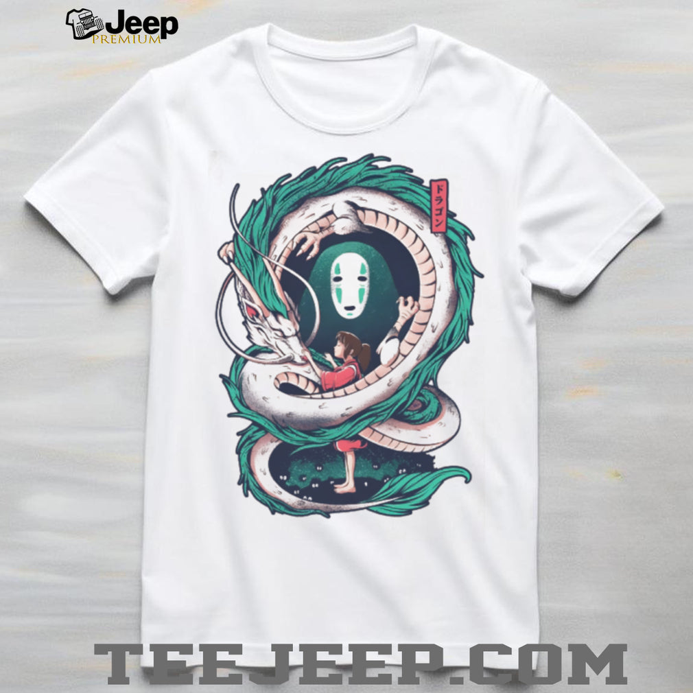 Spirited Away Haku Dragon & Chihiro Vintage Wash Tee