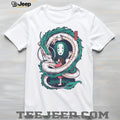 Spirited Away Haku Dragon & Chihiro Vintage Wash Tee