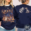 Spooky Dog Mom Sweatshirt,Trick or Treat Ghost Dogs Shirt,Trick or Treat Dog,Halloween Dog Boop Skeleton Shirt,Halloween...