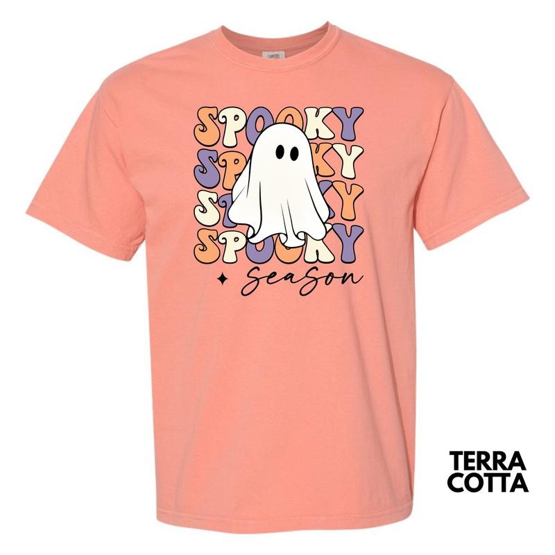 Spooky Little Ghost Season Comfort Colors T-Shirt 'NLB' Hoodie, Sweatshirt | CiraTrend.com