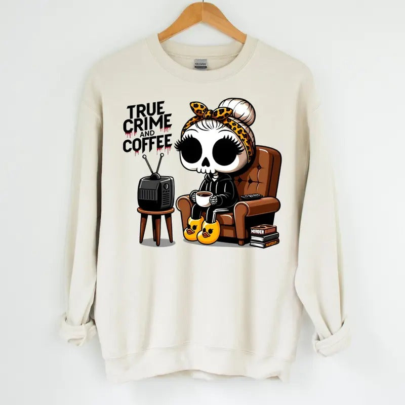 Spooky Season Sweatshirt, Horror Halloween Sweatshirt, Ghost Shirt, Halloween Gift - Unisex Crewneck Sweatshirt for Men...