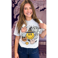 Spooky Smiley Halloween Graphic T-Shirt Hoodie, Sweatshirt | CiraTrend.com