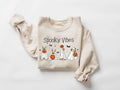Spooky Vibes Halloween Sweatshirt, Ghost Dog Halloween Sweater, Ghost Dog Halloween Tee Shirt, Spooky Season Halloween...