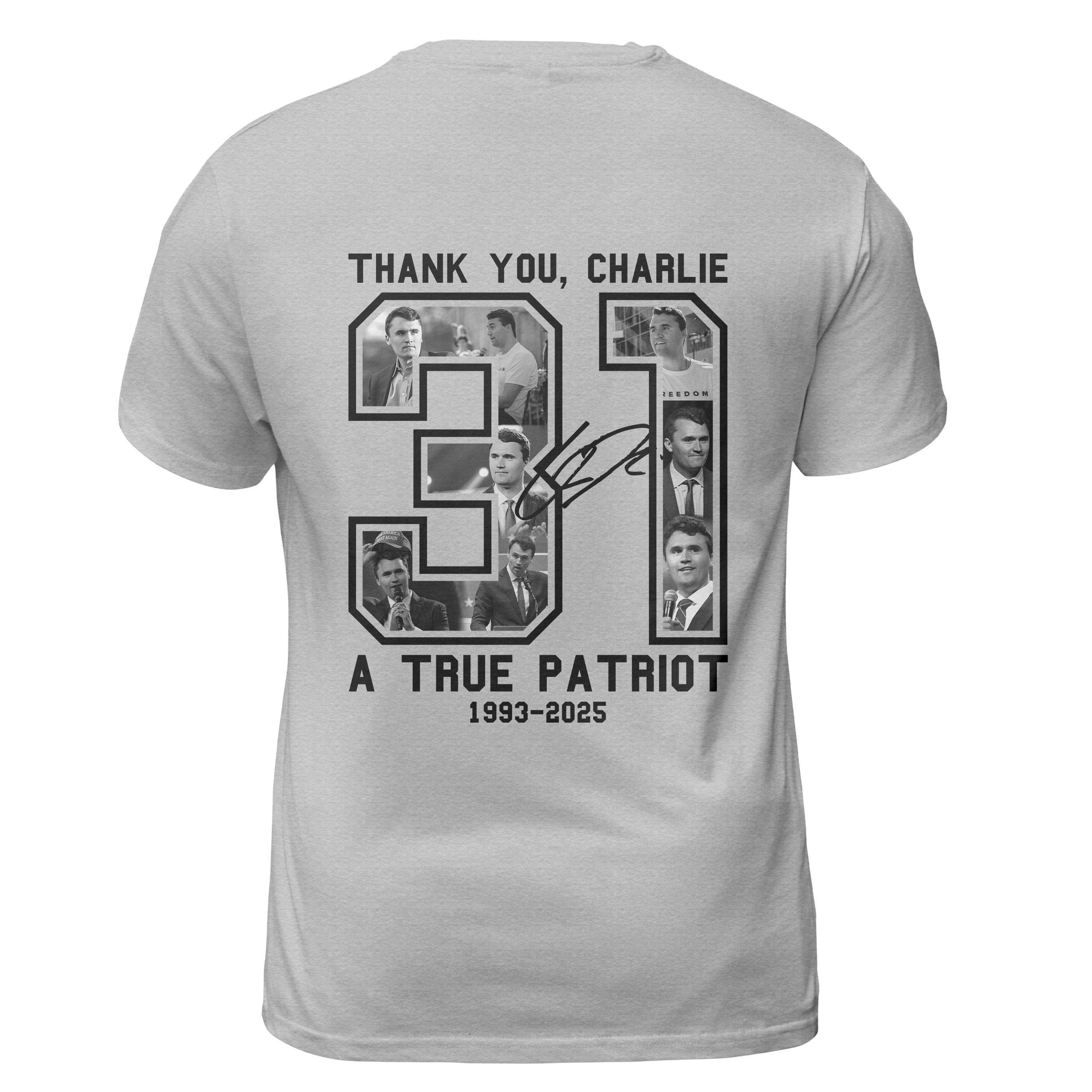 Freedom Thank You Charlie A True Patriot 31 T Shirt - G Hoodie, Sweatshirt | CiraTrend.com (Image 4)