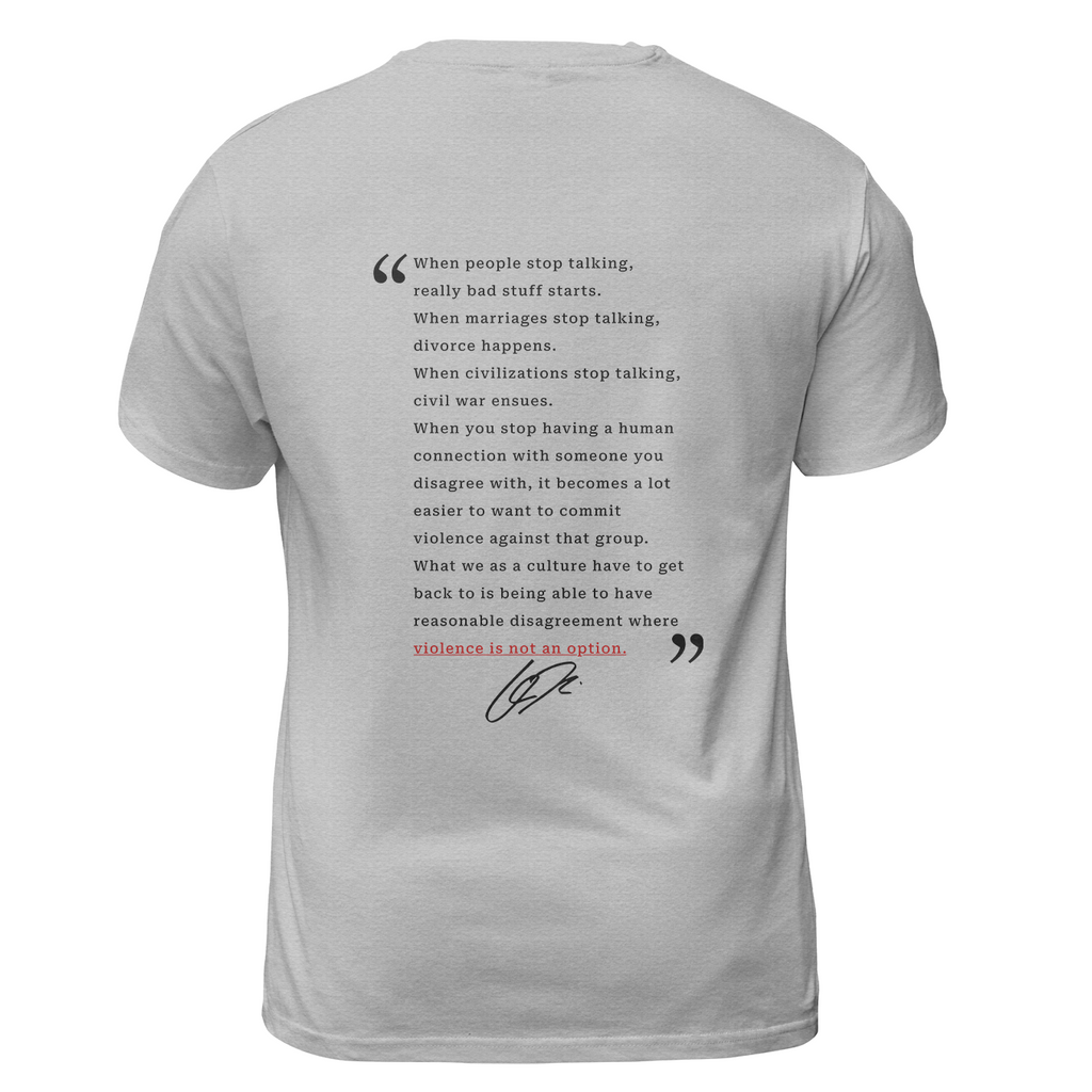 Freedom When People Stop Talking Charlie Kirk T Shirt - G Hoodie, Sweatshirt | CiraTrend.com (Image 4)