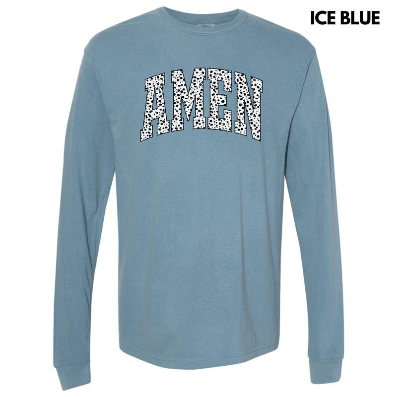 Spotted Amen Long Sleeve Comfort Colors T-Shirt 'NLB' Hoodie, Sweatshirt | CiraTrend.com