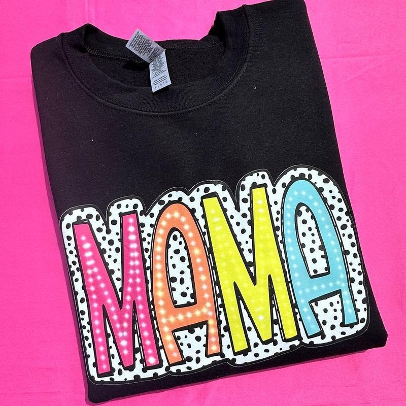 Spotted Neon Mama Sweatshirt T-Shirts, Hoodie | CiraTrend.com